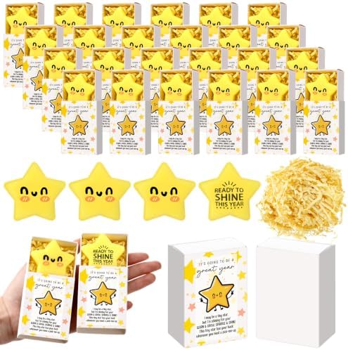 Wettarn 24 Sets Back to School Gift for Students Star Balls