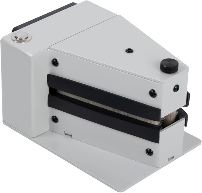 Anti-Static Dust Collector, Electrostatic Film Cleaner with Brush Module for Efficient Film Cleaning and Easy Maintenance (White)