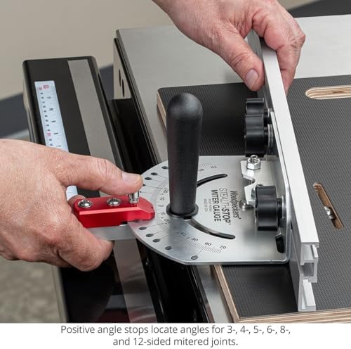 Woodpeckers StealthStop Miter Sled, An Accurate, Versatile, Easily Adjusted Cross-Cut Sled