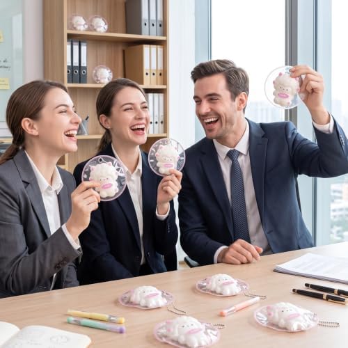 Meooeck 12 Pcs Sheep Fidgets Balls for Adults Mini Sheep Party Favors