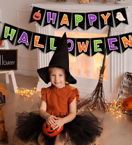 Halloween Decorations, Happy Halloween Banner, Party Favors Supplies