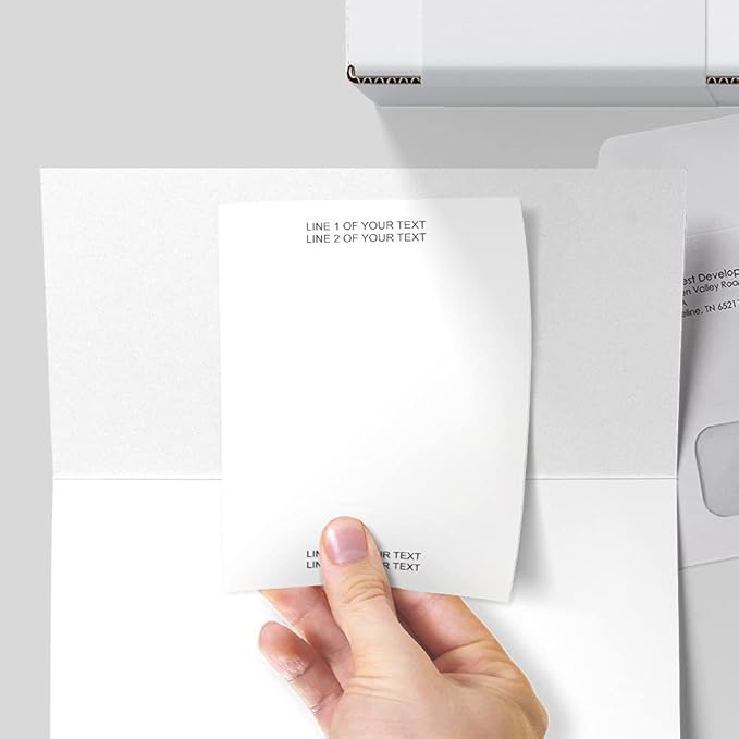 Custom 4x6 Post-it Notes® – Personalized Text Sticky Notes, 6 Pads x 50 Sheets (300 Total), Genuine 3M Paper, Made in USA for Business, Office & Personal Use