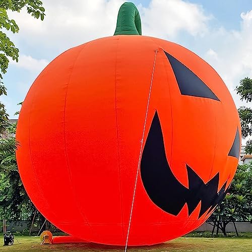 Giant 26Ft Premium Halloween Inflatable Pumpkin Decorations with Blower, Blow up Halloween Decorations Outdoor Holiday Decor for Outdoor Yard Lawn Xmas Party with No Light