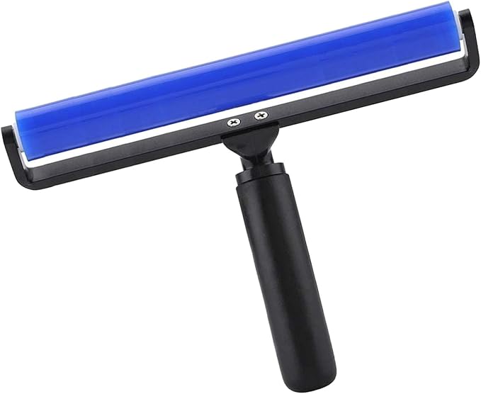 12Inch Silicone Lint Roller with High Elastic for Efficient Hair and Debris Removal on Various Surfaces Ergonomic Particle Remover