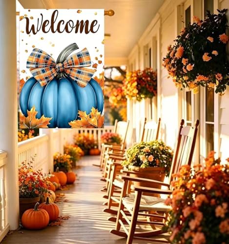 Large Fall House Flags 28 x 40 Double Sided thanksgiving Outdoor Flags