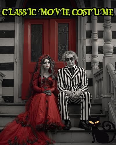 JenPen 9 Pcs Halloween Couple Costume Cosplay Set for Adult