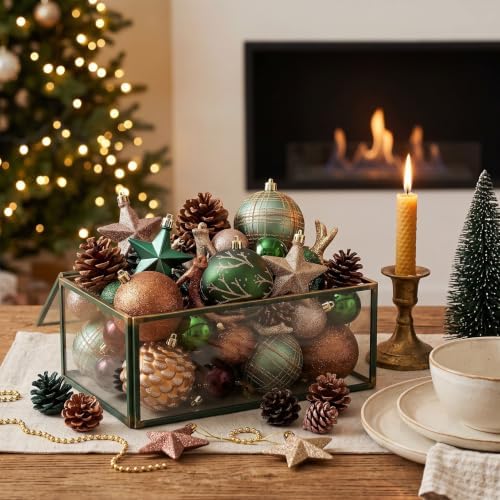 Valery Madelyn 70ct Christmas Tree Decorations Ball Ornaments Set