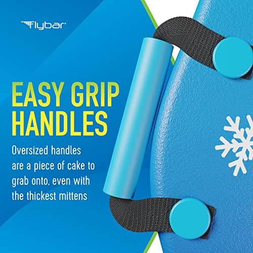 Flybar Kids 36" Husky Dog Foam Toboggan Snow Sled with Slick Bottom & PE Core Build for Boys and Girls Ages 5+, Holds Up to 110 Lbs