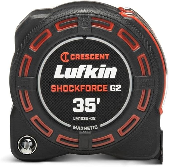 Lufkin Shockforce G2 35-ft Magnetic Tape Measure- LM1235-02