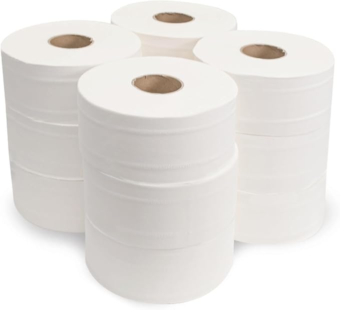 Morcon Paper VT110 Morsoft Millennium Jumbo Bath Tissue, Septic Safe, 2-Ply, White, 750 ft, 12 Rolls/Carton
