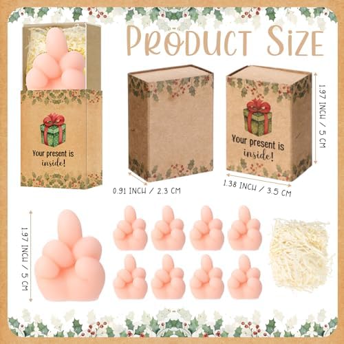 24 Sets Christmas Funny Gifts Finger Gag Party Favors