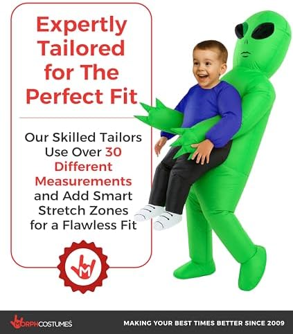 Morph Alien Costume (4-6yrs), Alien Costume Kids, Boys Halloween Costumes