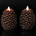 Wondise Flameless Candles with 6H Timer Battery Operated