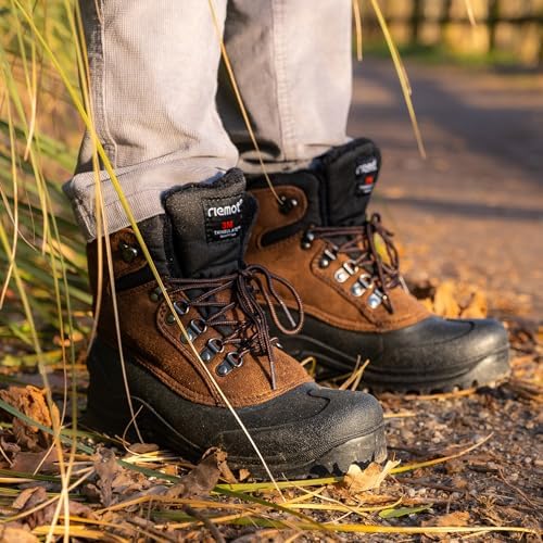 riemot Waterproof Insulated Winter Snow Boots for Men and Women