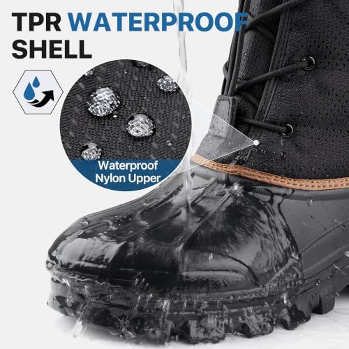 Snow Boots for Men Waterproof Lightweight Winter Men's Snow Boots