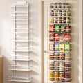 Moforoco White 9-Tier Over The Door & Wall Mount Pantry Organizer