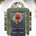 12FT Extra Full Christmas Cedar Garland Artificial Realistic Soft Thick Lush Cedar Pine Garland for Fireplace Mantel Stairs Indoor Outdoor