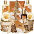 9Pcs Vanilla Spa Gifts for Mom, Birthday Gifts, Spa Gift Baskets for Women