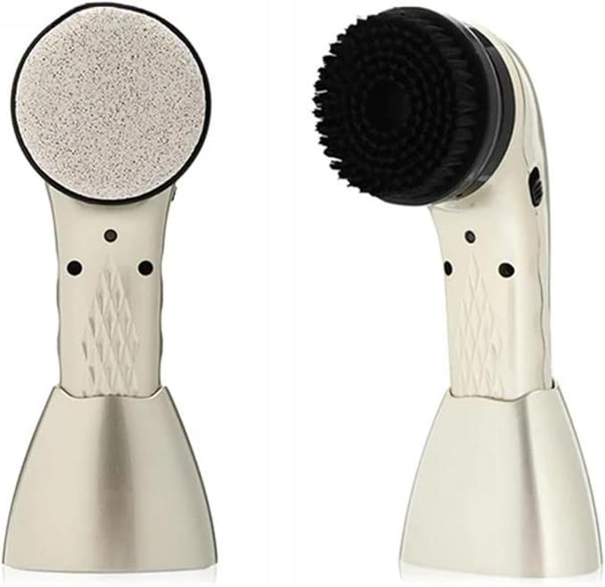 USB Rechargeable Electric Shoe Polisher,Portable Handheld Leather Shoe Shine Machine with Replacement Brush Heads,Multifunctional Leather Care Buffer for Shoes,Bags,Sofas,Car Seats,Brass