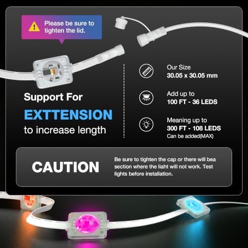 Permanent Outdoor Lights 100FT, 16 Million Colors Smart LED Christmas Lights with App Control, IP67 Waterproof Outside Lights for House Eaves, Patio & Garden – Holiday & Year-Round Decoration
