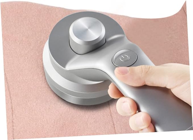 Baluue 1pc USB Rechargeable Lint Remover Electric Fabric Shaver for Clothes Pet Hair and Fuzz Compact Portable Design for Sweaters Sofas Curtains and Blankets