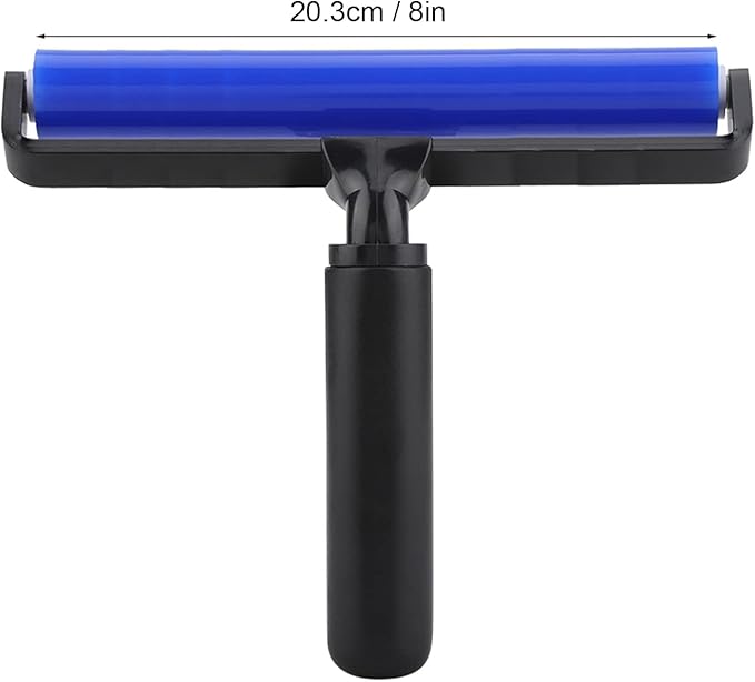 Dust Removal Roller, Hair Remover, i Static Silicone Roller, er Tool for ing Screen, Glass and Film(8 inches)