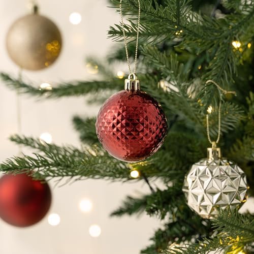 Valery Madelyn 50ct Christmas Tree Decorations Ball Ornaments 2.36 Inches