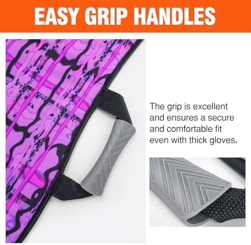 45"×18" Foldable Snow Sled, Pink