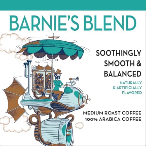 Barnie's Coffee Café Blend Single Serve Coffee Pods with Smooth and Balanced Blend of South and Central American Coffee, Medium Roast Compatible with Keurig Brewers, 48 Count