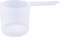 118.4cc Long Handle Measuring Scoop (1/2 Cup / 4 oz / 118.4mL) - Heavy-Duty Plastic Spoon for Powders, Protein, Coffee, and Baking, 100-Pack