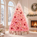 9ft Pre-Lit Artificial Christmas Tree, 600 Lights, 1918 Tips