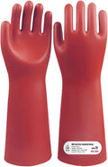 Insulated Electrician Gloves -Class 1 ASTM Compliant High Voltage Rubber Electrical Work Gloves For Men Work Electrical Safety Gloves3000V AC