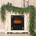 Artificial Cedar Garland for Fireplace Christmas Decoration (1 PCS,9 FT)