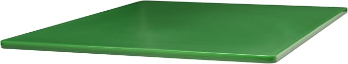 Winco 18" x 24" Green Heavy-Duty Plastic Cutting Board (Set of 6) | Dishwasher safe, Stain resistant, Minimizes dulling, Great for Charcuterie, Cheese, Appetizers and Buffet Displays