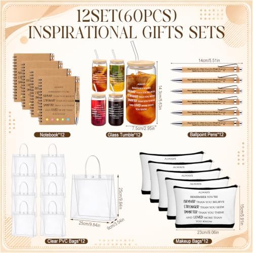 60 Pcs Employee Appreciation Gifts Bulk, Inspirational Gifts