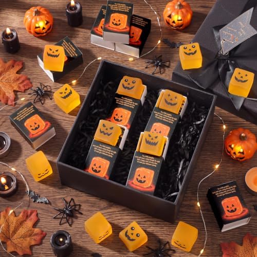 48 Sets Halloween Party Favors Relief Pumpkin Gifts Bulk for Coworkers