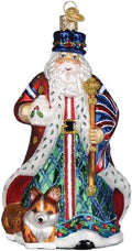 Old World Christmas United Kingdom Santa Hanging Ornament