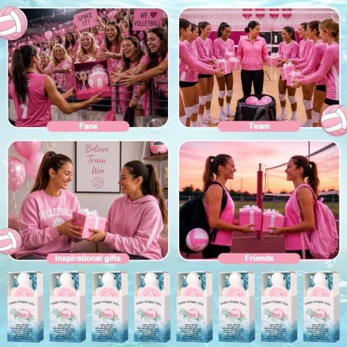 25 Sets Positive Gifts Volleyball Party Favors with Boxes