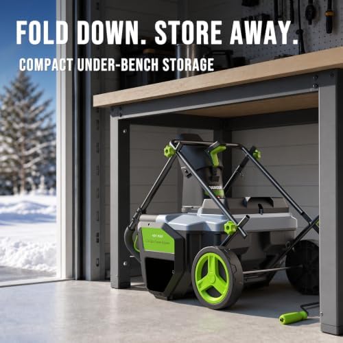 ETOOLAB 40V Cordless Snow Blower 20" Snow Thrower for Driveway/Patio