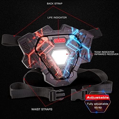 Laser Tag, Lazer Tag Sets with Gun and Vest Set of 4