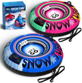 48" Snow Tubes for Kids Adults Sledding Heavy Duty with Canvas Cover