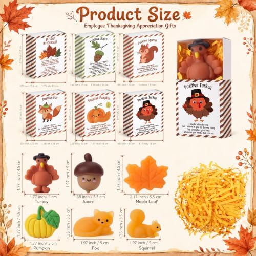 36 Sets Thanksgiving Positive Gifts Fall Party Favors Relief Trinkets