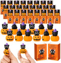24 Sets Halloween Party Favors Cat in Pumpkin Toys Novetly Bag Stuffers