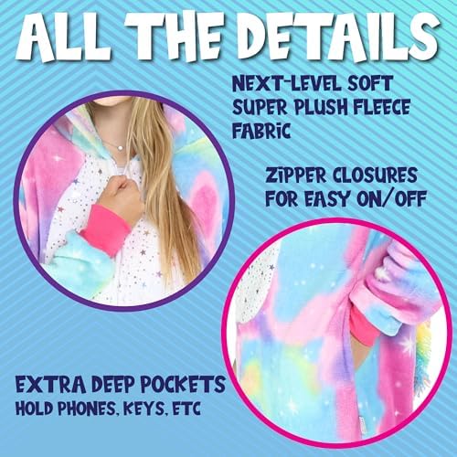 Funziez! Slim Fit Adult Onesie - Animal Costume - Plush Unisex Halloween One Piece Cosplay Suit for Women and Men
