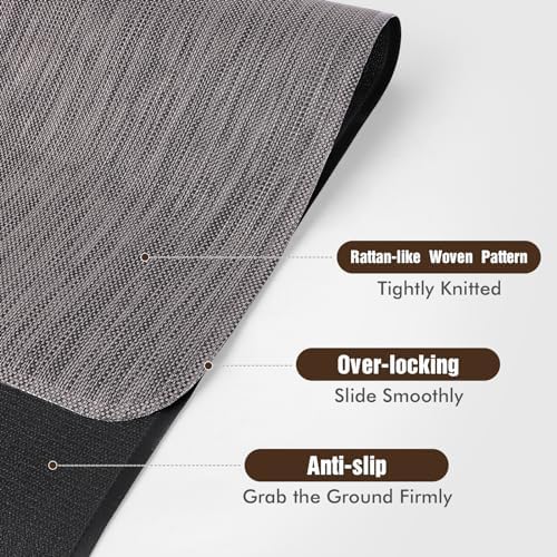 Blvornl Office Chair Mat for Hardwood Floors, Anti-Slip PVC, 36 x 48 Inch