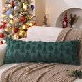 DFXSZ Christmas Tree Pillow Covers 14x36 Set of 2 Christmas Decor Green
