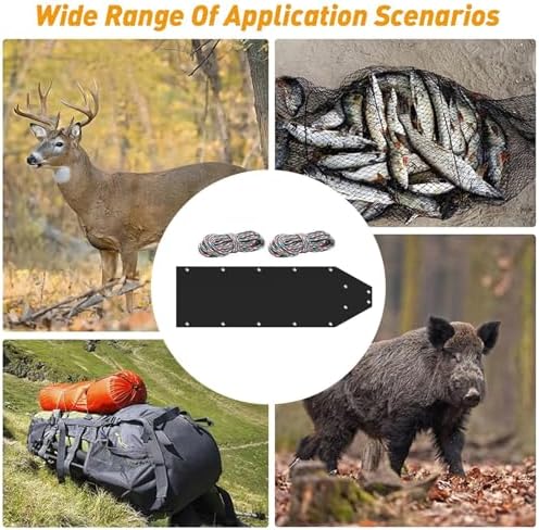 Deer Drag Sled - Deer Cart Game Hauler, Hunting Deer Cart I Rugged Deer Cart Game Hauler, Heavy Duty Dead Firewood Sled Hunting Gear and Accessory Consignments Good for Snow and Ice Pulling(A: 1Pcs pa