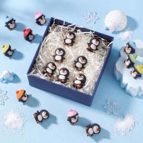 Thenshop 21 Pcs Cute Penguin with Hat Balls Holiday Party Favors 7 Colors