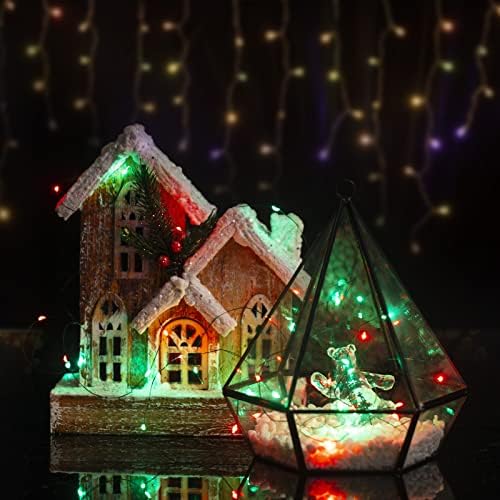 Brightown 12 Pack Christmas Red Green Fairy Lights Battery Operated