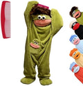 Big Mouth Monster Onesie Silly Monster Onesie Plush Onesie Pajamas Cozy Home Loungewear (No Shoes Included)